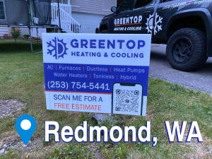 HVAC service in Redmond, WA — homes and neighborhoods